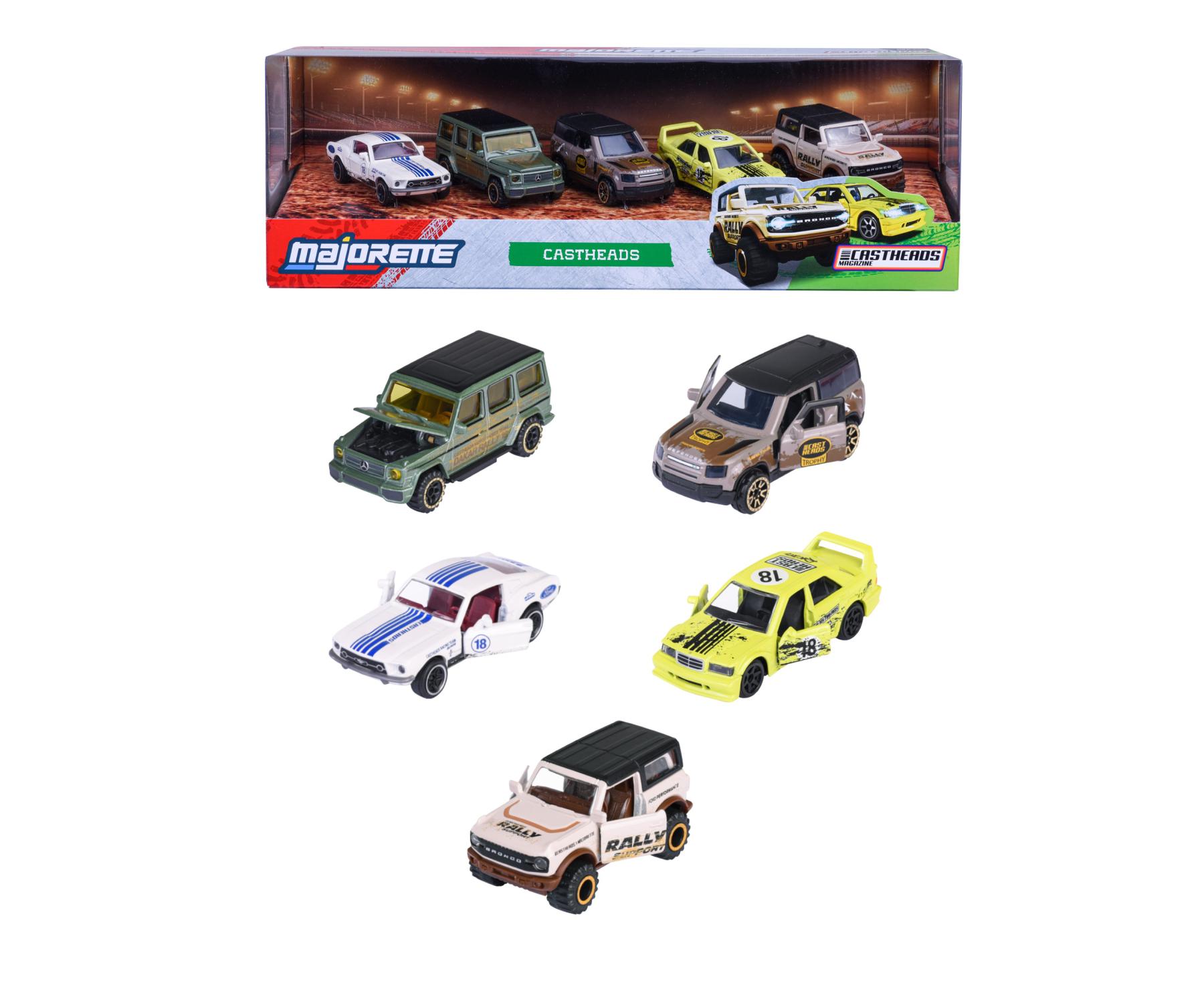 Majorette Castheads 5 Pieces Giftpack - Scale 1:64