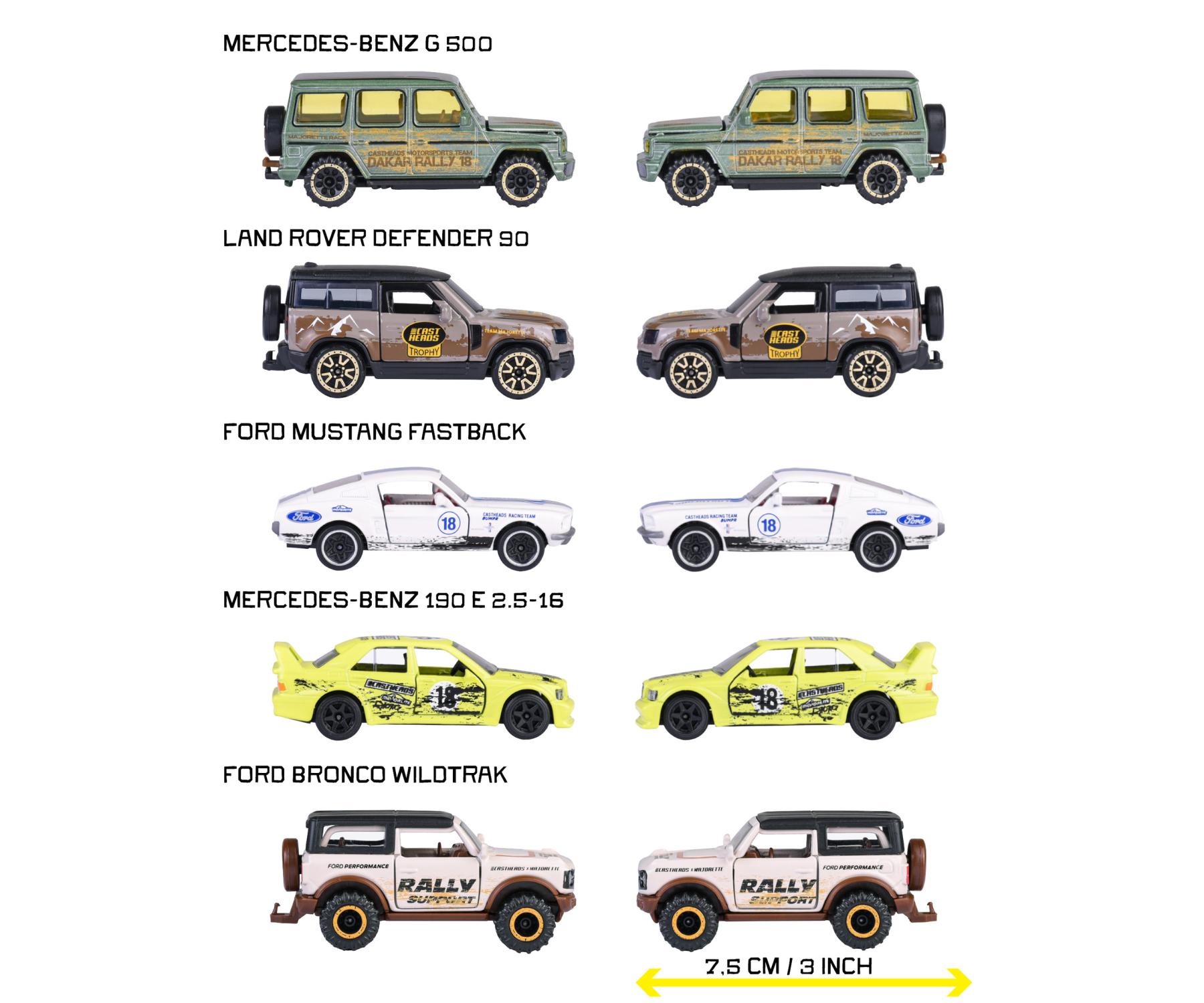 Majorette Castheads 5 Pieces Giftpack - Scale 1:64