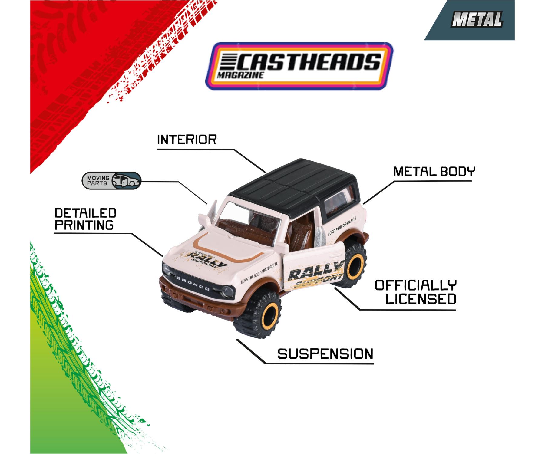 Majorette Castheads 5 Pieces Giftpack - Scale 1:64