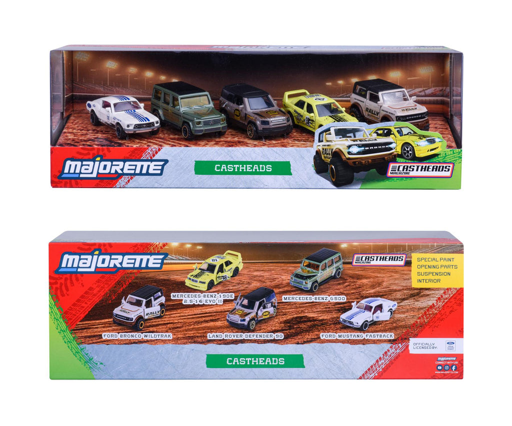 Majorette Castheads 5 Pieces Giftpack - Scale 1:64