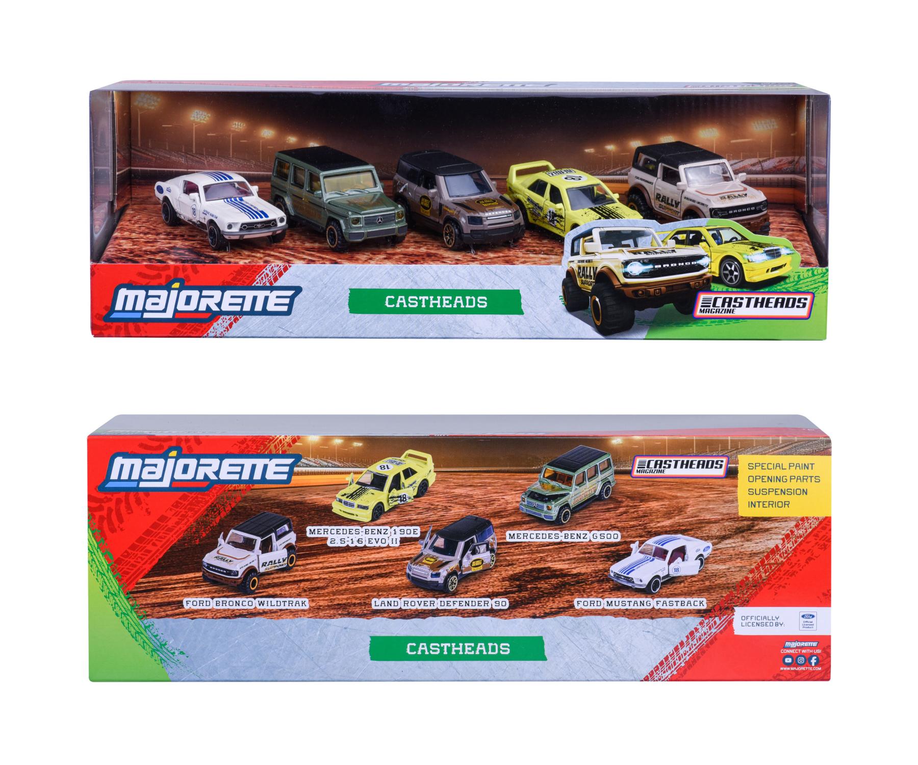 Majorette Castheads 5 Pieces Giftpack - Scale 1:64