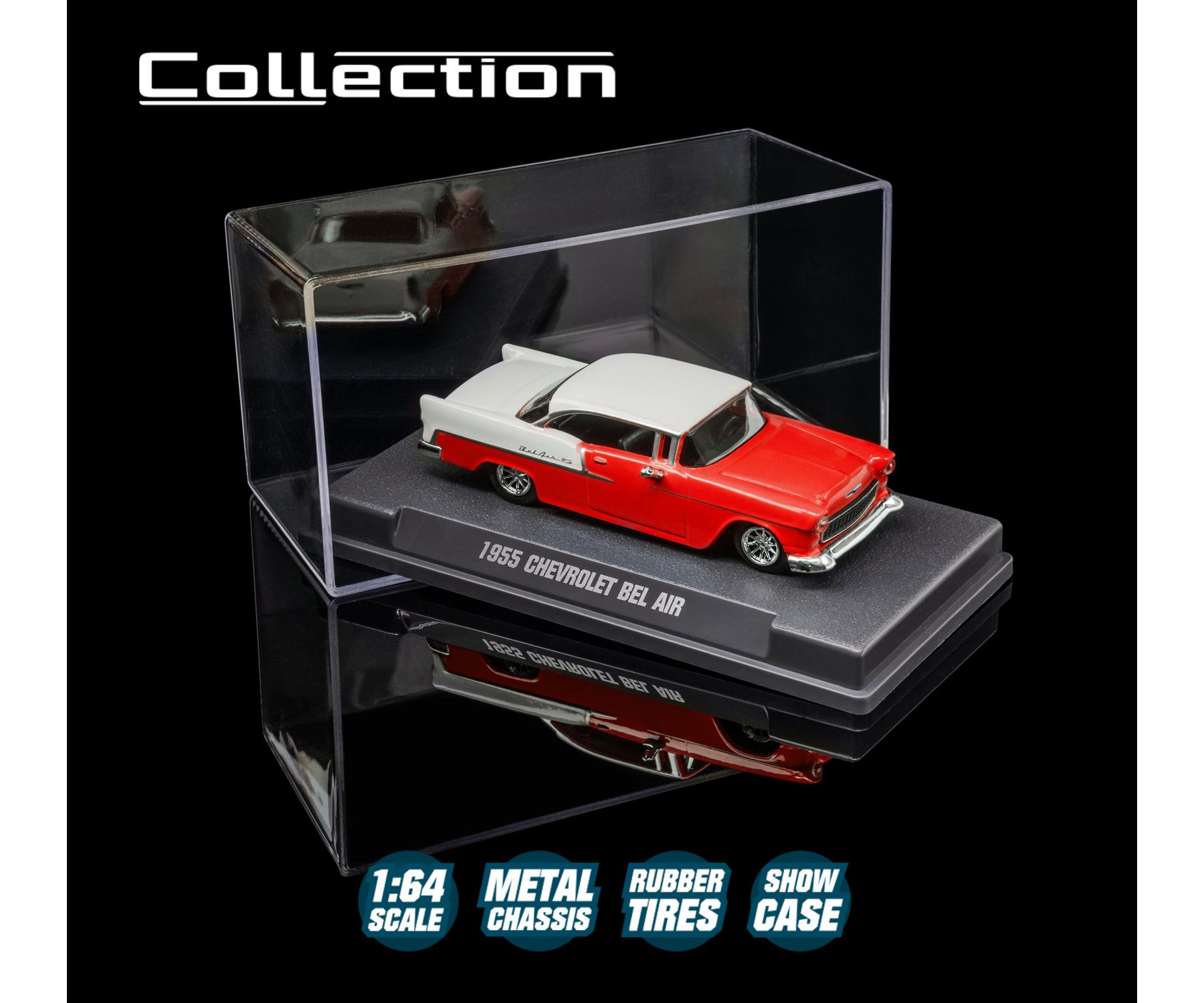 Majorette Wave 3 - Metal Collection Scale 1:64 - 1955 Chevrolet Bel Air - Red