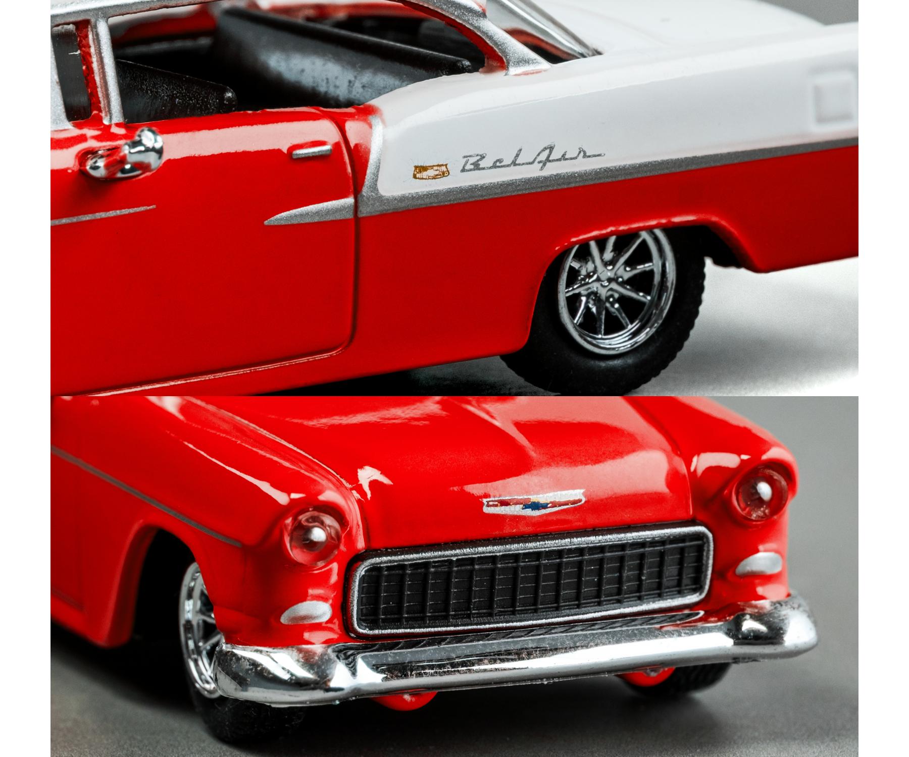Majorette Wave 3 - Metal Collection Scale 1:64 - 1955 Chevrolet Bel Air - Red