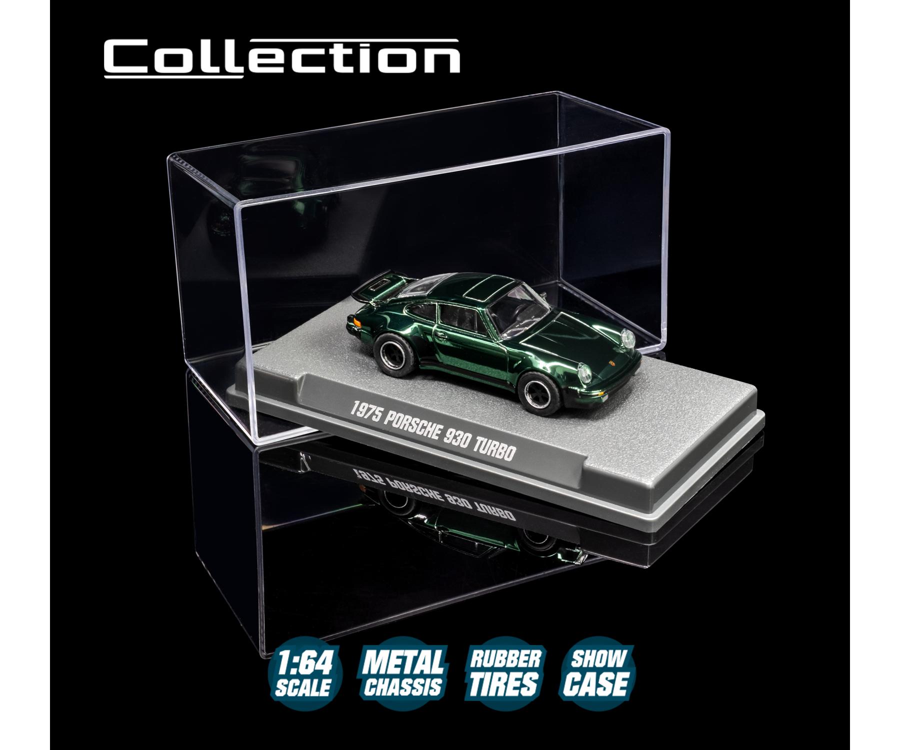 Majorette Wave 3 - Metal Collection Scale 1:64 - 1975 Porsche 930 Turbo - Green