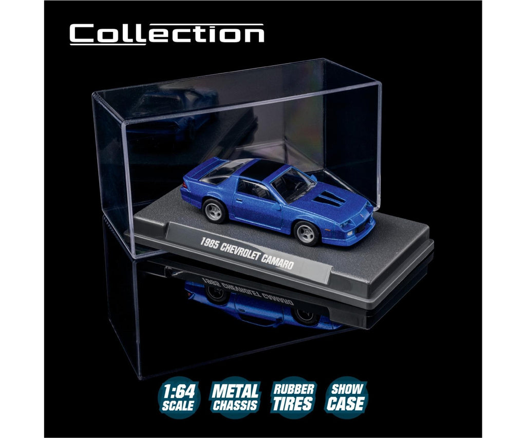 Majorette Diecast Collection Scale 1:64 - 1985 Chevrolet Camaro - Blue